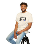 Embuste Eyes Graphic T-Shirt — Bold Script & Star-Spangled Eye Design