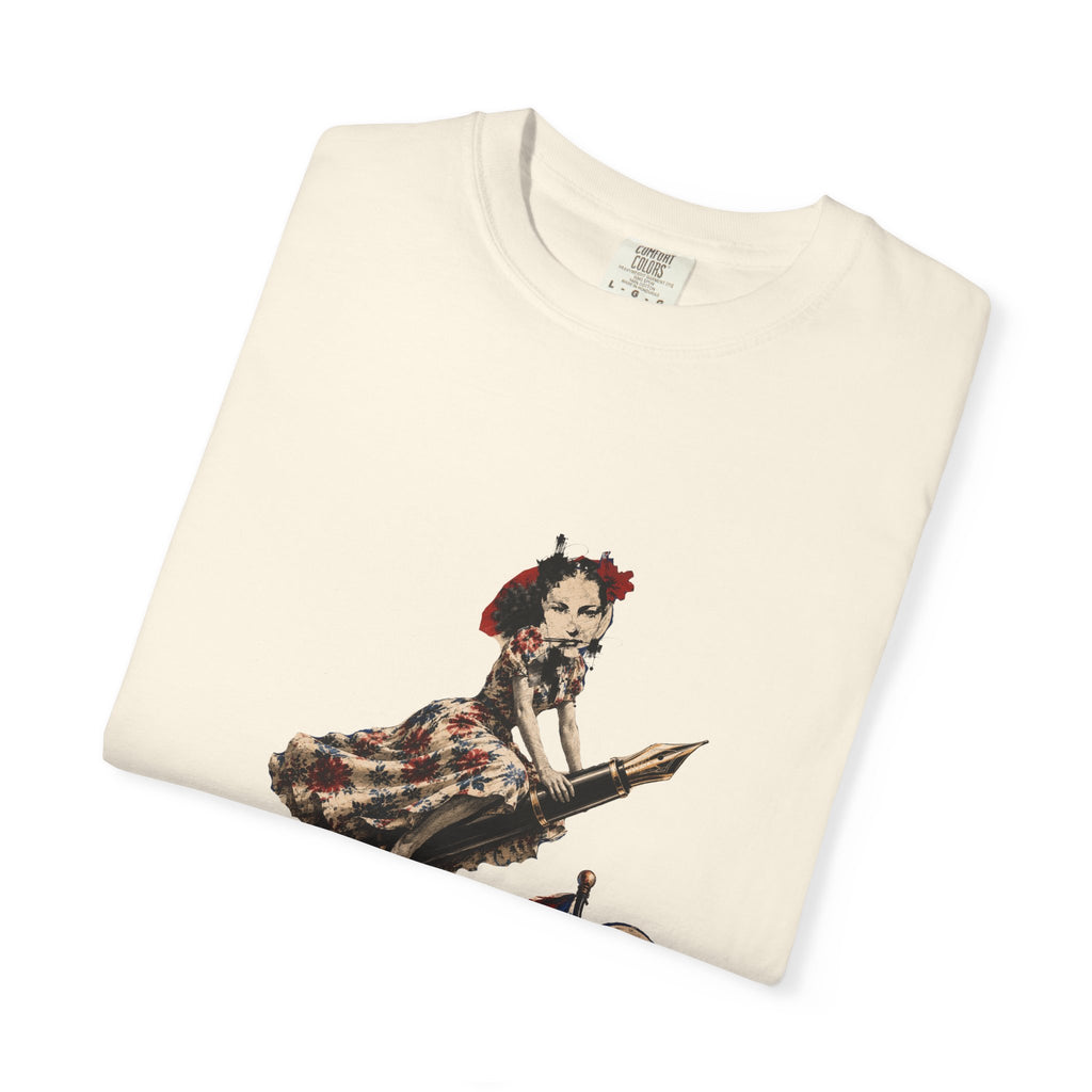 Vintage Space Cat T-Shirt — Retro Astronaut Kitty Graphic Tee
