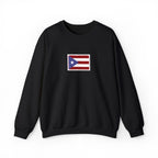 Puerto Rico Flag Graphic Crewneck Sweatshirt