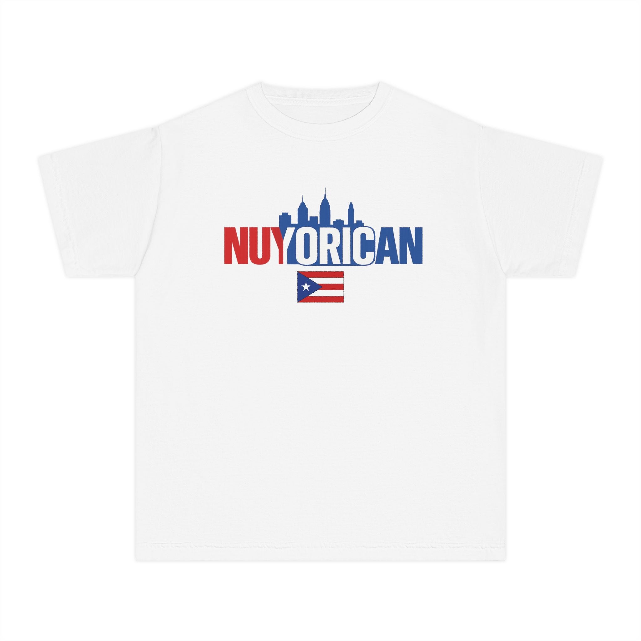 Nuyorican Youth Tee – Puerto Rican Pride Skyline T-Shirt