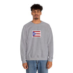 Puerto Rico Flag Graphic Crewneck Sweatshirt