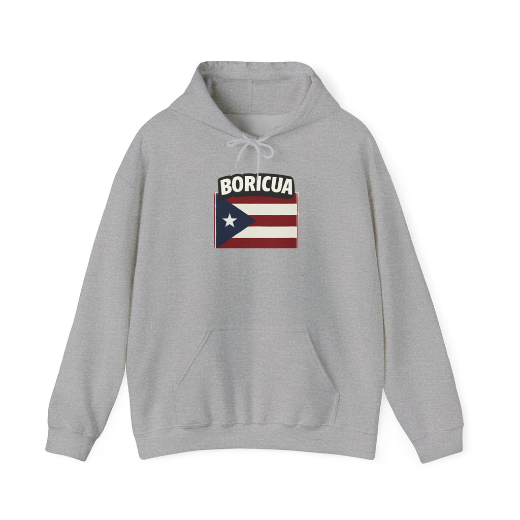 Boricua Bowl Hoodie — Puerto Rican Flag Football Logo Sweatshirt