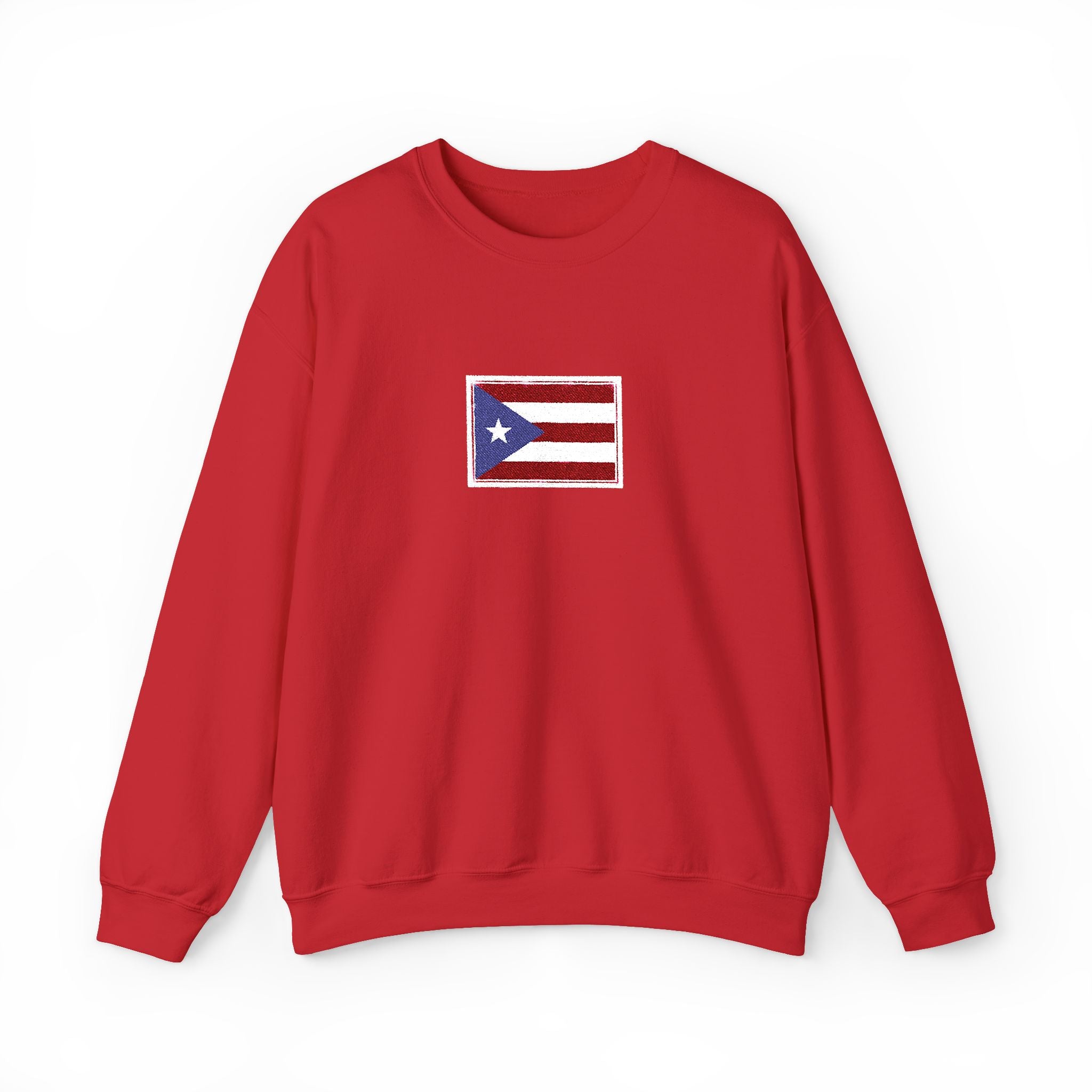 Puerto Rico Flag Graphic Crewneck Sweatshirt