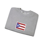 Puerto Rico Flag Graphic Crewneck Sweatshirt