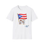 Puerto Rico Flag T-Shirt with Family Illustration
