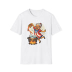 Puerto Rican Abuela Cooking Shirt – Grandma Stirring Sancocho with Sofrito Chef Tee