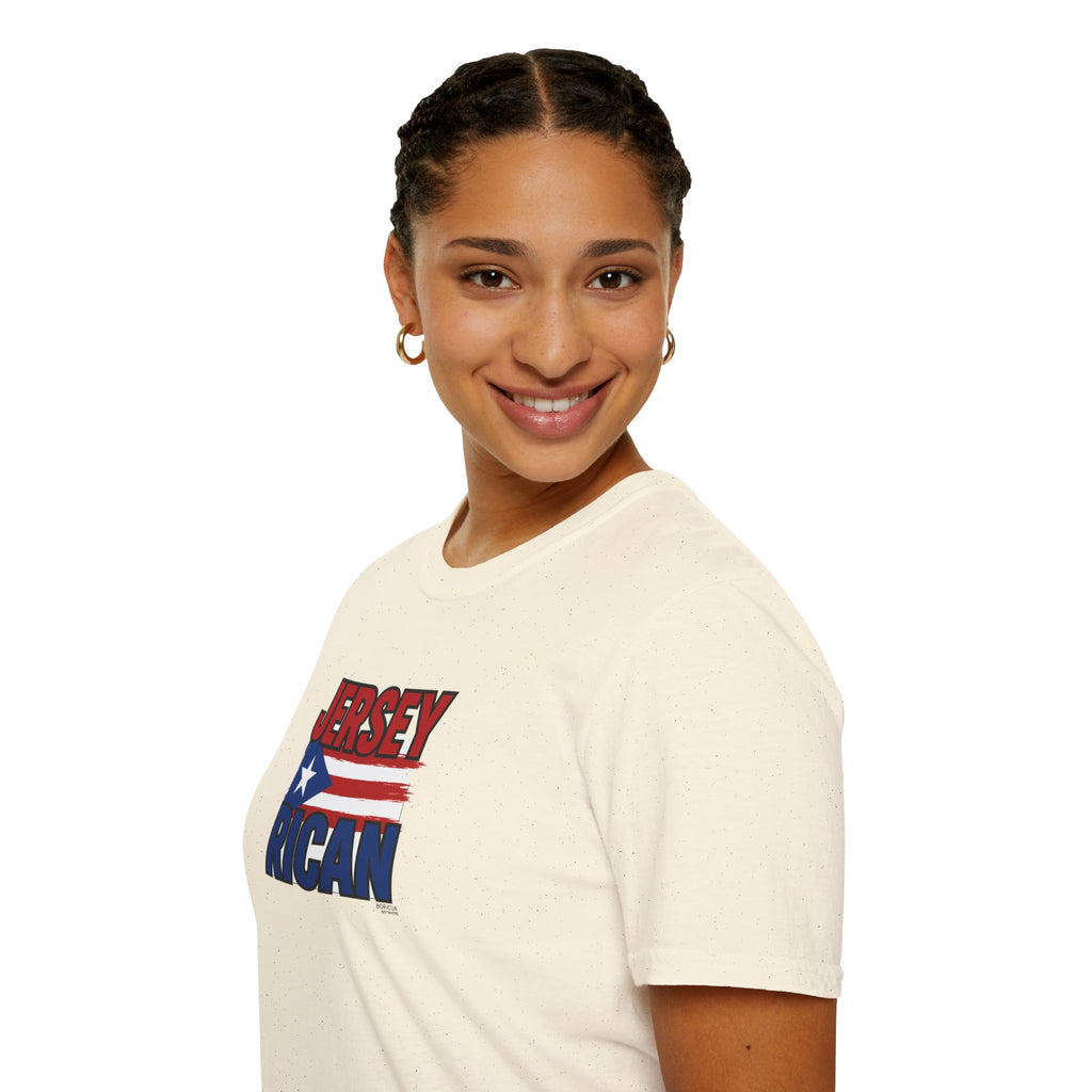 Jersey Rican T-Shirt – Puerto Rican Flag Graphic Tee for New Jersey Natives