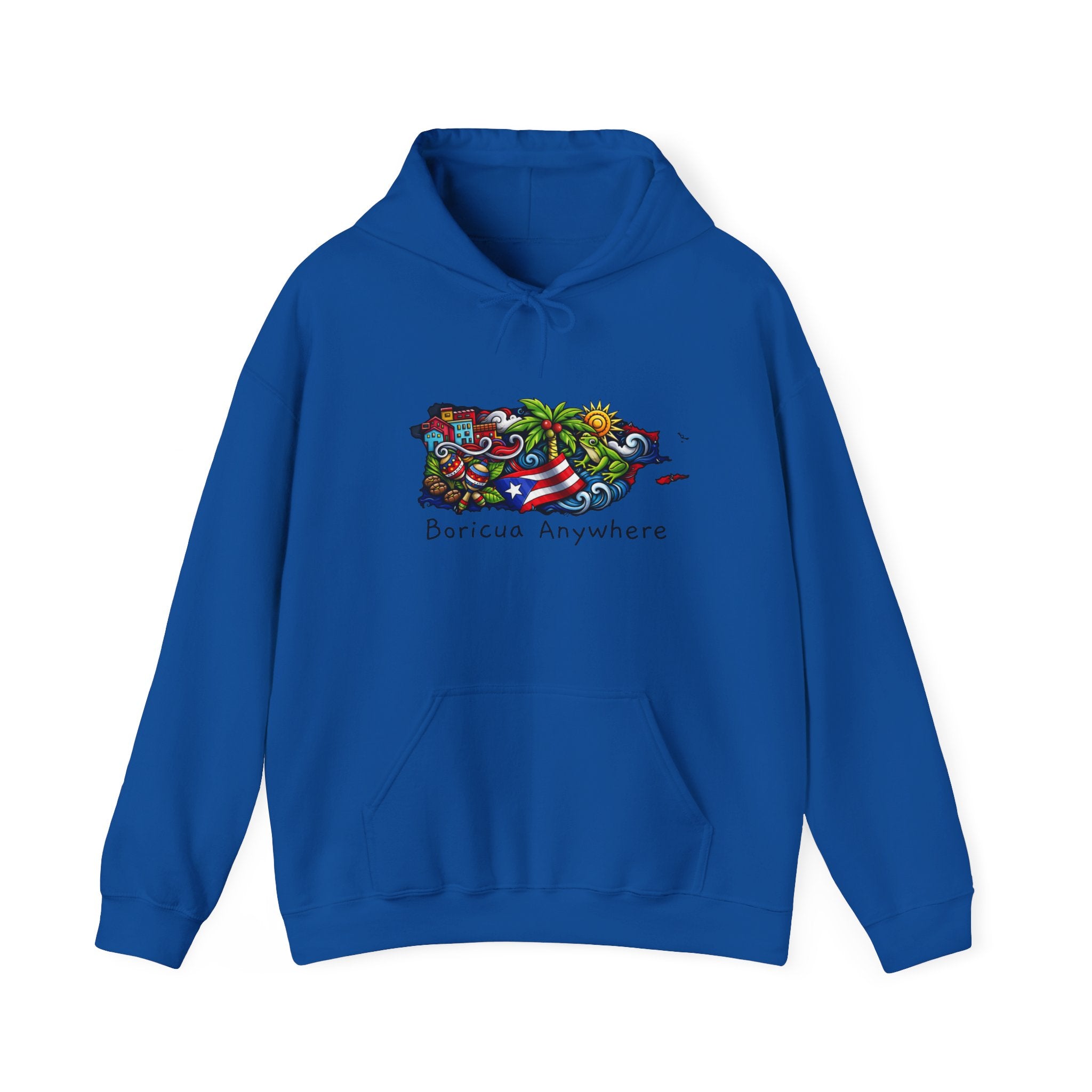 Puerto Rico Flag Hoodie – Retro Puerto Rican Pride Pullover