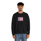 Puerto Rico Flag Graphic Crewneck Sweatshirt