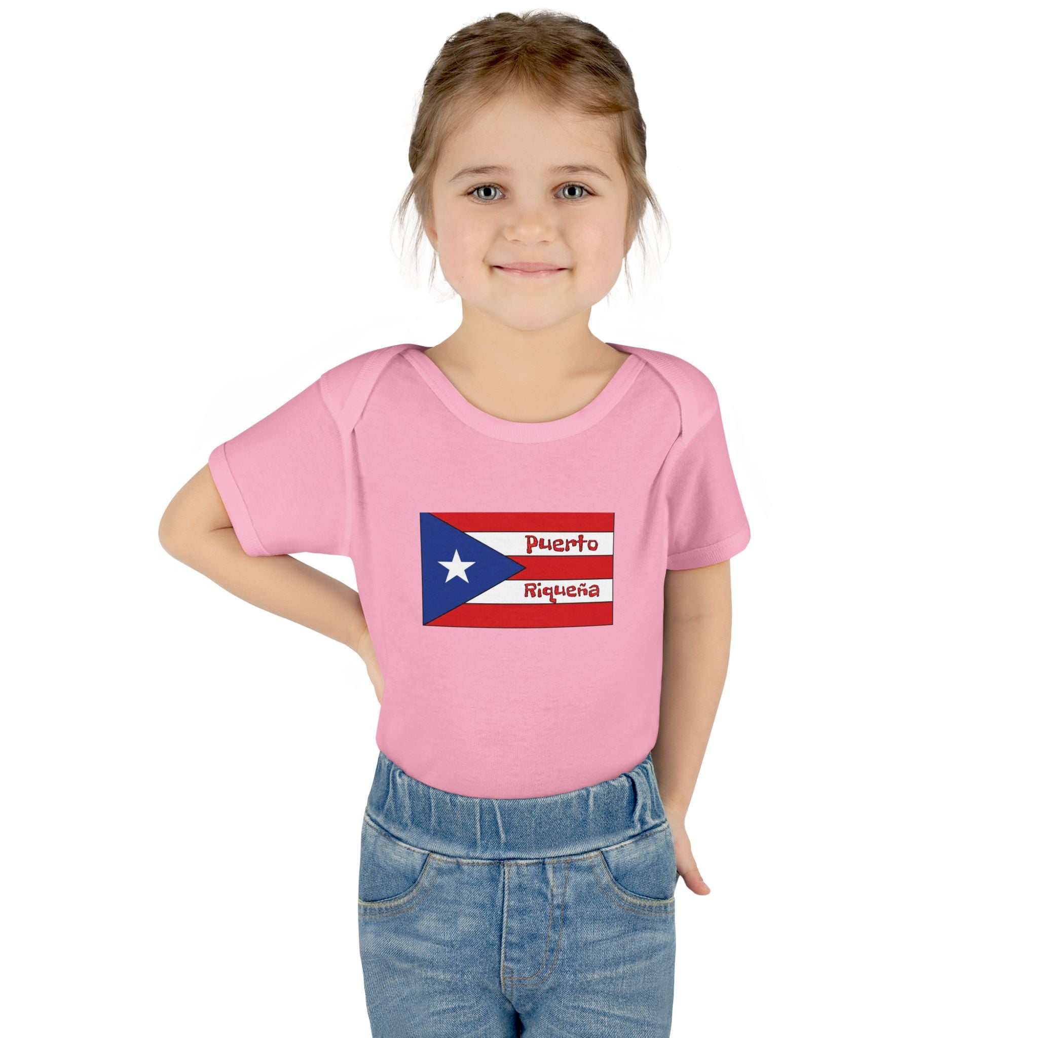 Infant Bodysuit - Puerto Rican Flag "Puerto Riqueña" Baby Onesie