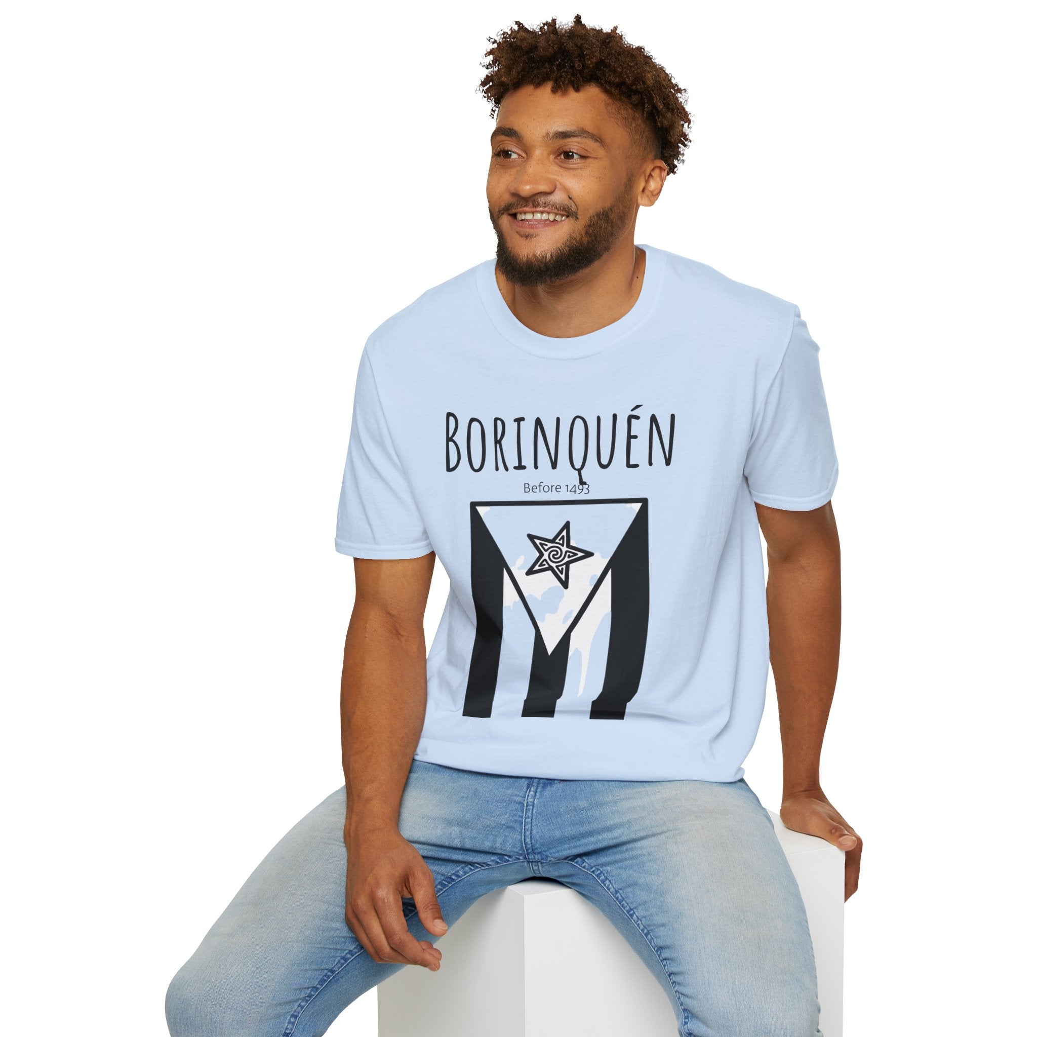 Puerto Rico Script T-Shirt — Elegant Patriotic Island Pride Tee