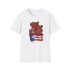 T-Shirt — “¿Qué Pasa? Lo Que No Se Atora.” Puerto Rico Flag Graphic Tee