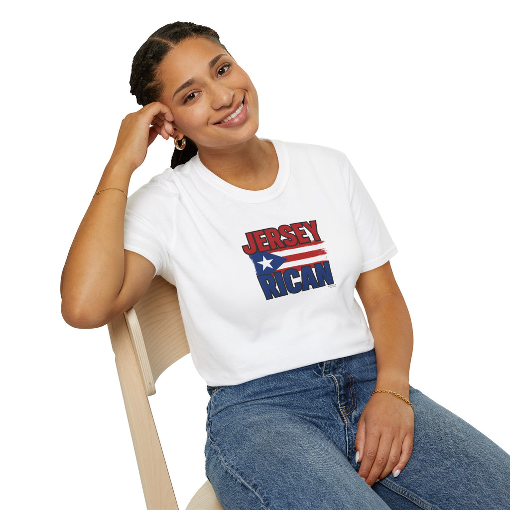 Jersey Rican T-Shirt – Puerto Rican Flag Graphic Tee for New Jersey Natives