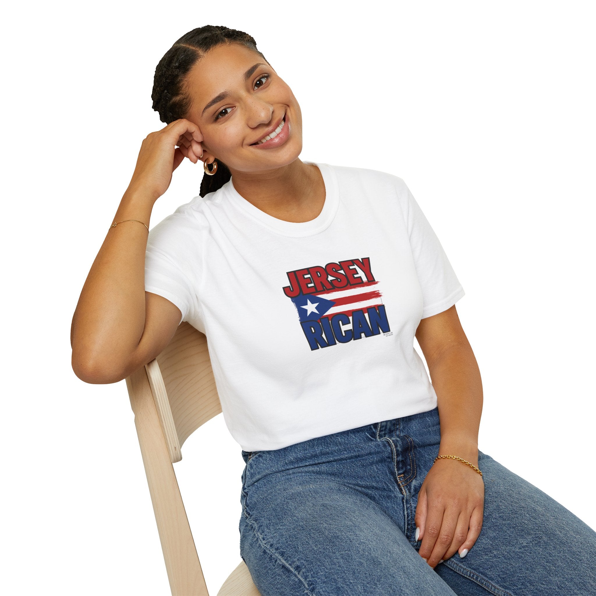 Jersey Rican T-Shirt – Puerto Rican Flag Graphic Tee for New Jersey Natives
