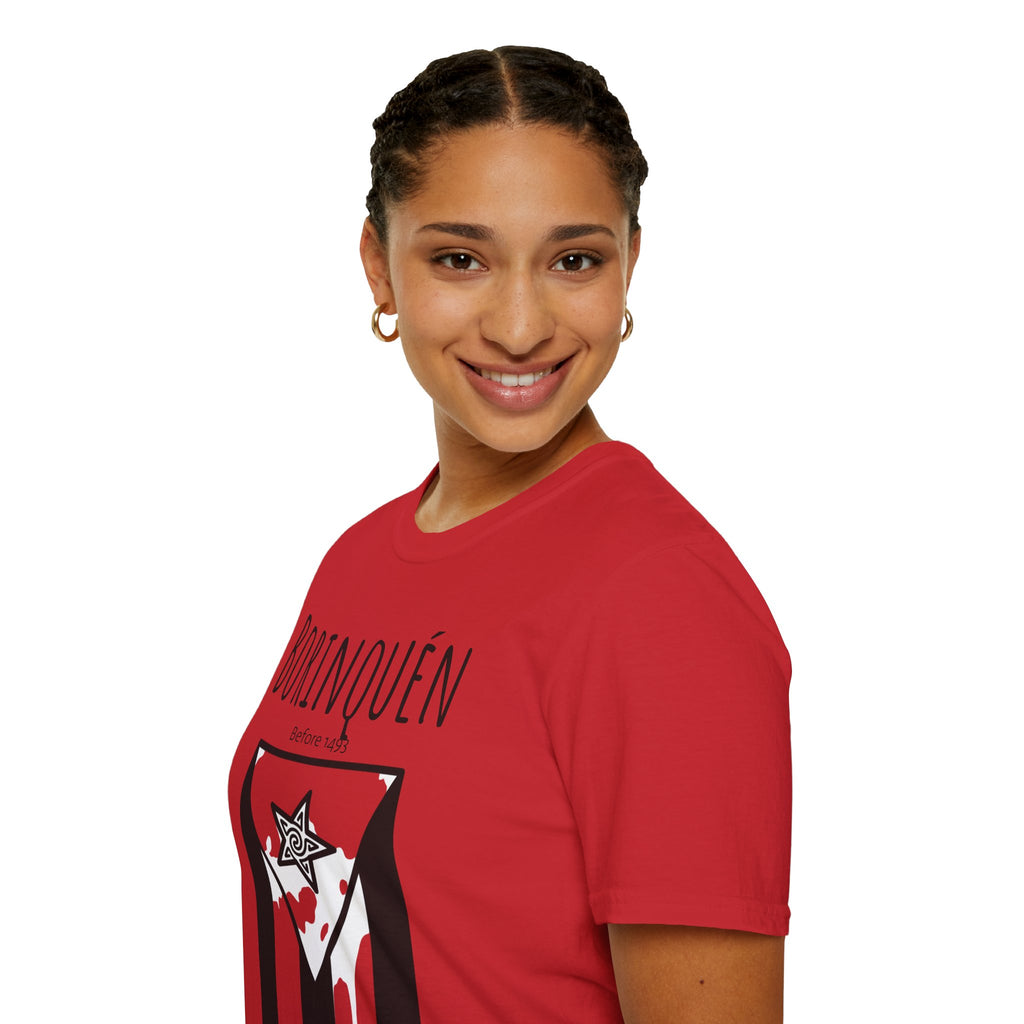 Puerto Rico Script T-Shirt — Elegant Patriotic Island Pride Tee
