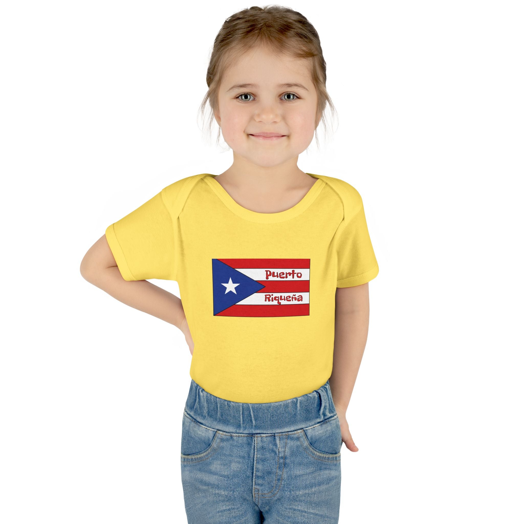 Infant Bodysuit - Puerto Rican Flag "Puerto Riqueña" Baby Onesie