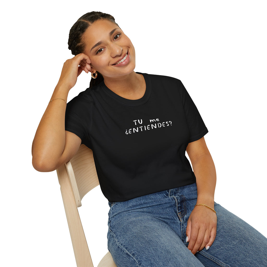 T-Shirt — "¿Tú Me Entiendes?" Puerto Rican Coquí Hat Graphic