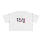 Crop Tee — 'Boricua Anywhere' Patriotic Puerto Rican Graphic Top