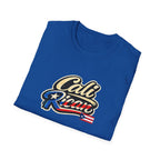 Cali Rican T-Shirt — Retro Puerto Rico Flag Script Tee