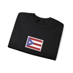 Puerto Rico Flag Graphic Crewneck Sweatshirt