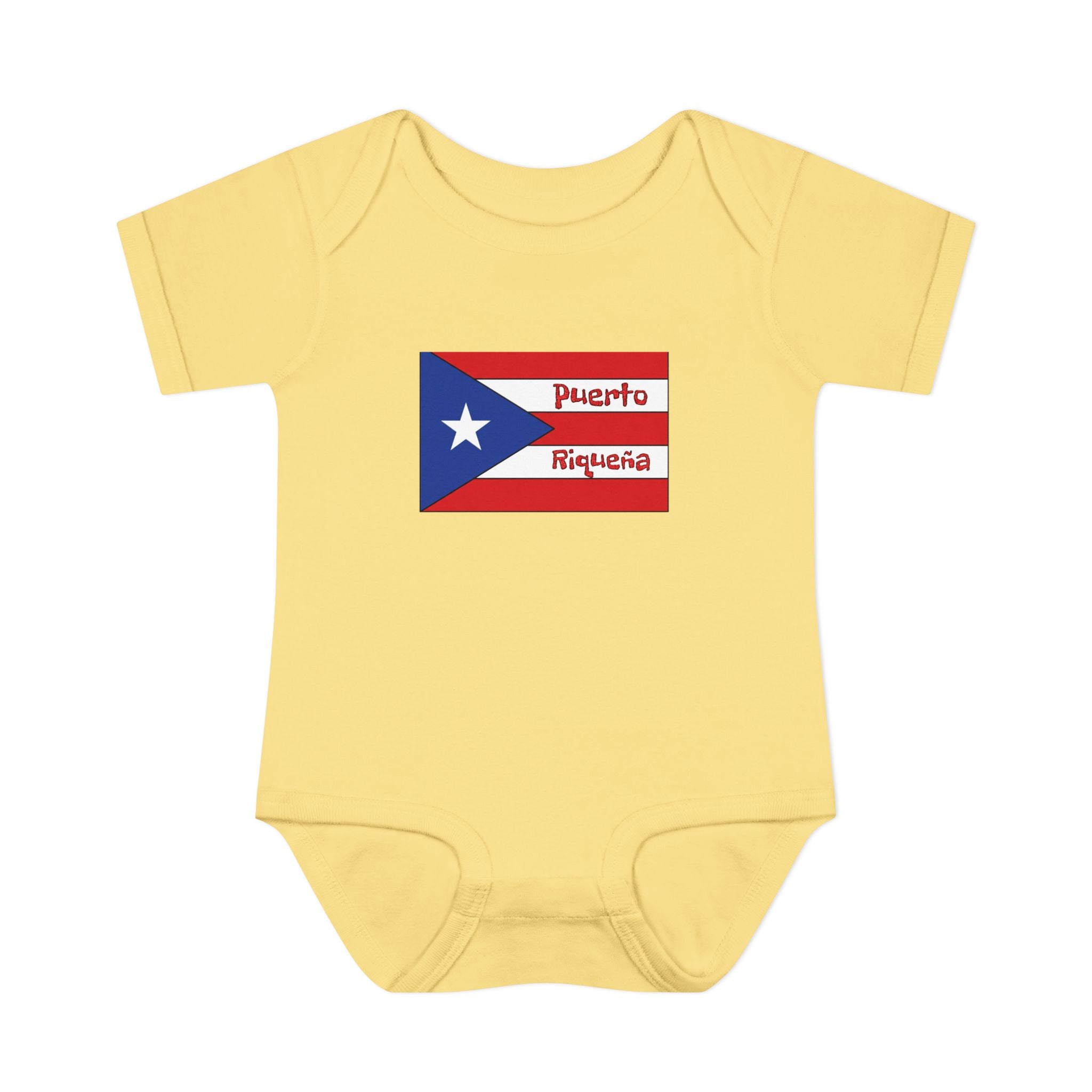 Infant Bodysuit - Puerto Rican Flag "Puerto Riqueña" Baby Onesie