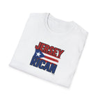 Jersey Rican T-Shirt – Puerto Rican Flag Graphic Tee for New Jersey Natives