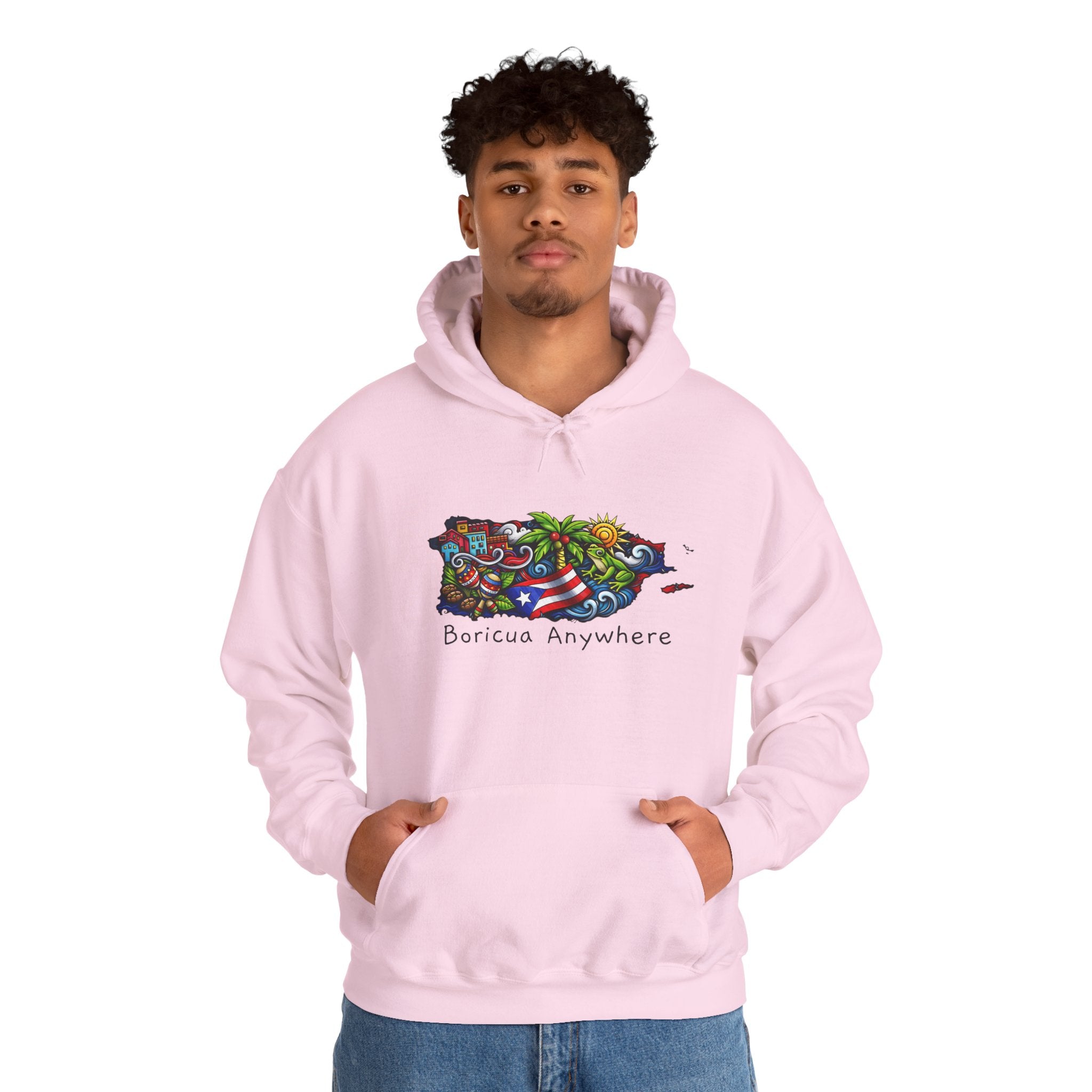 Puerto Rico Flag Hoodie – Retro Puerto Rican Pride Pullover