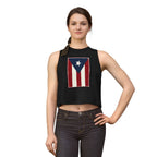 Puerto Rican Flag Crop Top — Vintage Boricua Pride Women's Tank