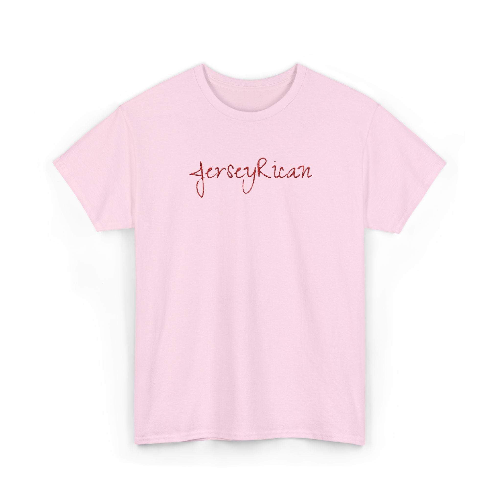 Jersey Rican T‑Shirt — Puerto Rican Embroidery Pride Tee