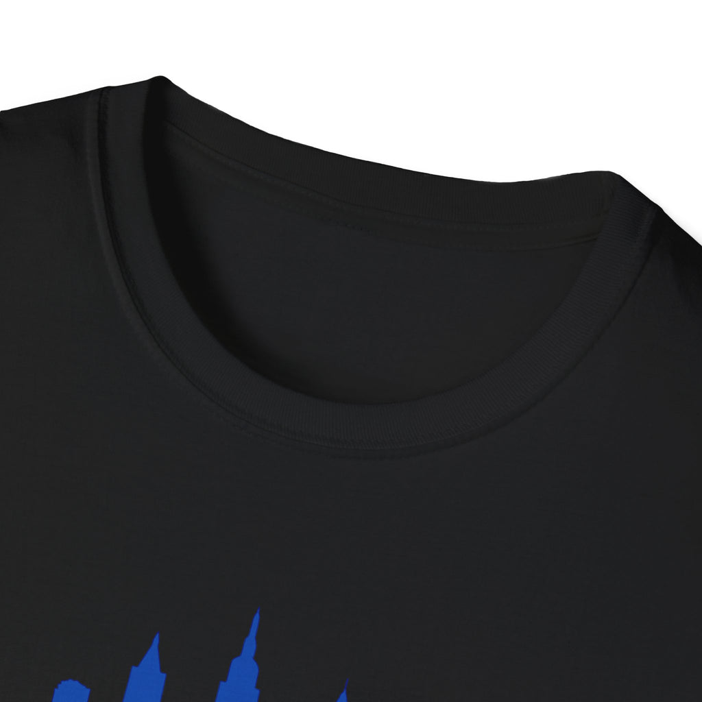 Nuyorican Skyline T-Shirt with Puerto Rico Flag – Retro NYC Pride Tee