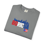 Borícua Skyline T‑Shirt — Puerto Rico Flag Pride Tee