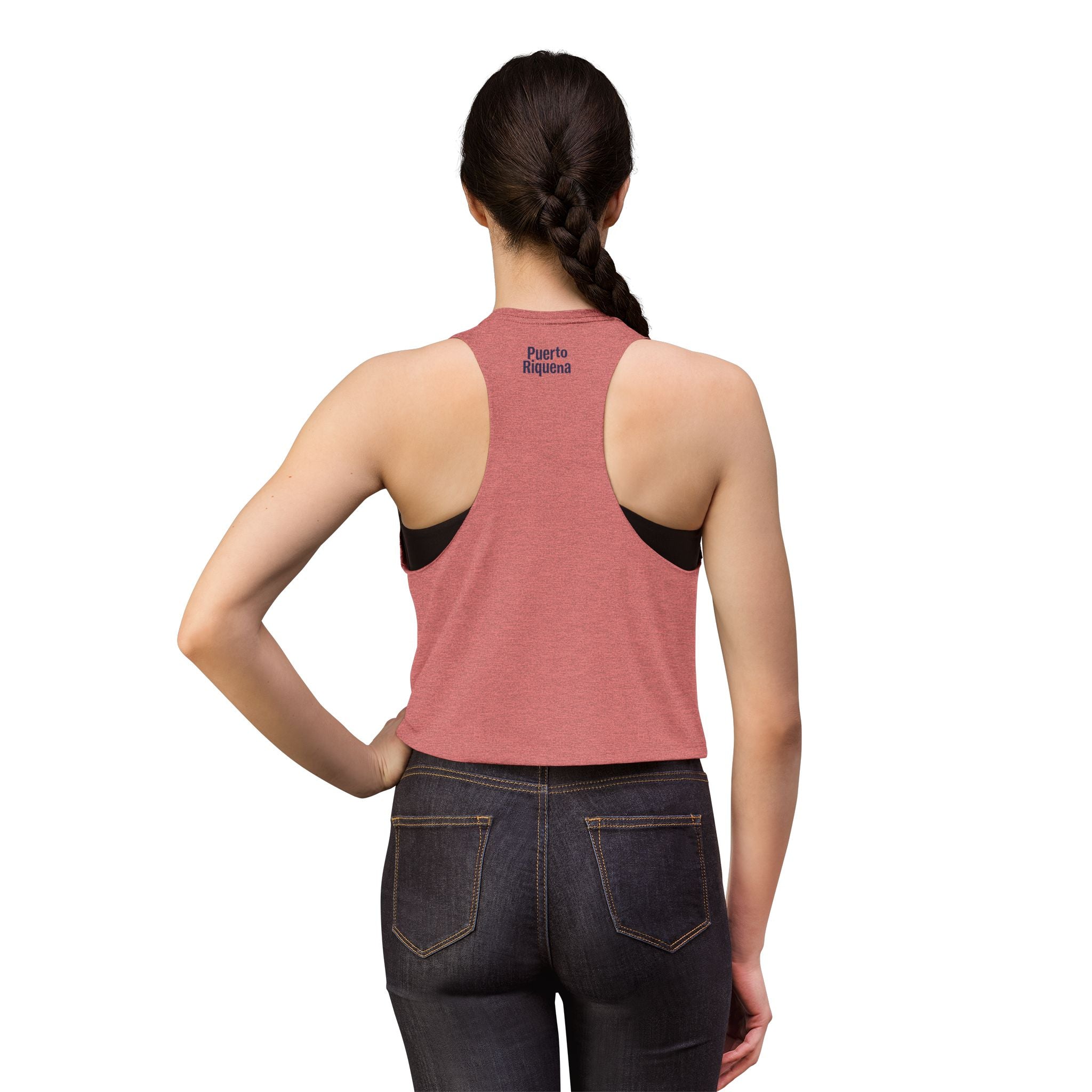 Puerto Rican Flag Crop Top — Vintage Boricua Pride Women's Tank