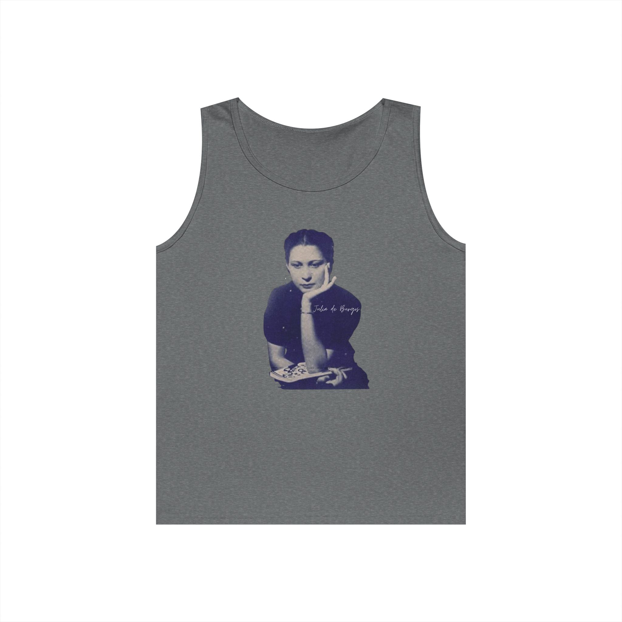 Vintage Portrait Tank Top — Minimalist Retro Photo Tee