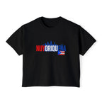 Nuyoriqueña Boxy Tee — Puerto Rican NYC Skyline Crop T-Shirt