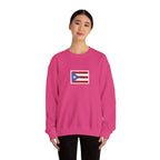 Puerto Rico Flag Graphic Crewneck Sweatshirt