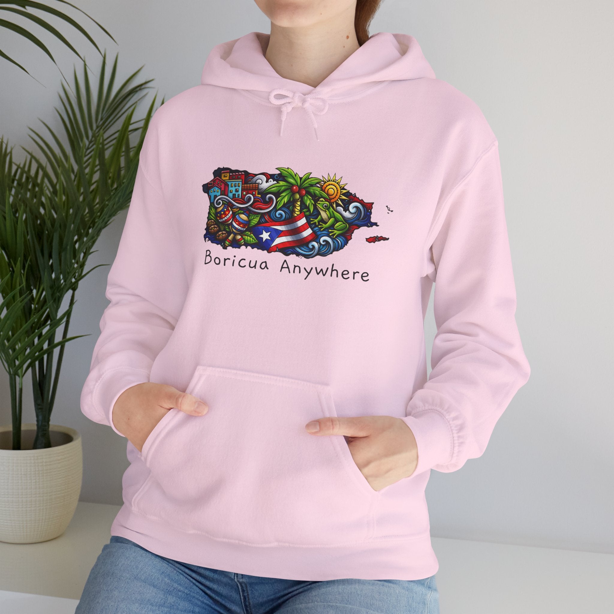 Puerto Rico Flag Hoodie – Retro Puerto Rican Pride Pullover