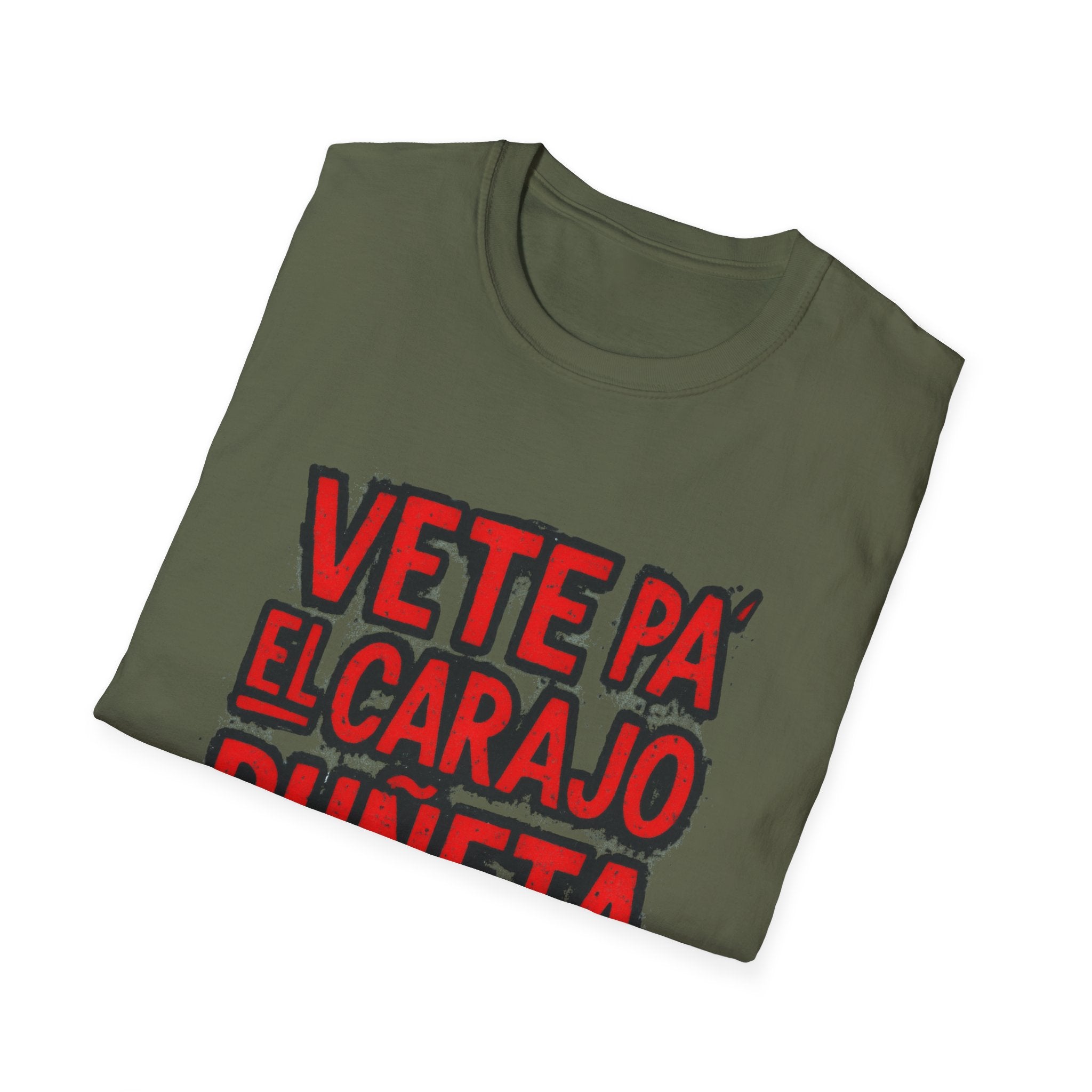 T-Shirt — "Vete Pa' El Carajo Puñeta" Puerto Rico Flag Graphic