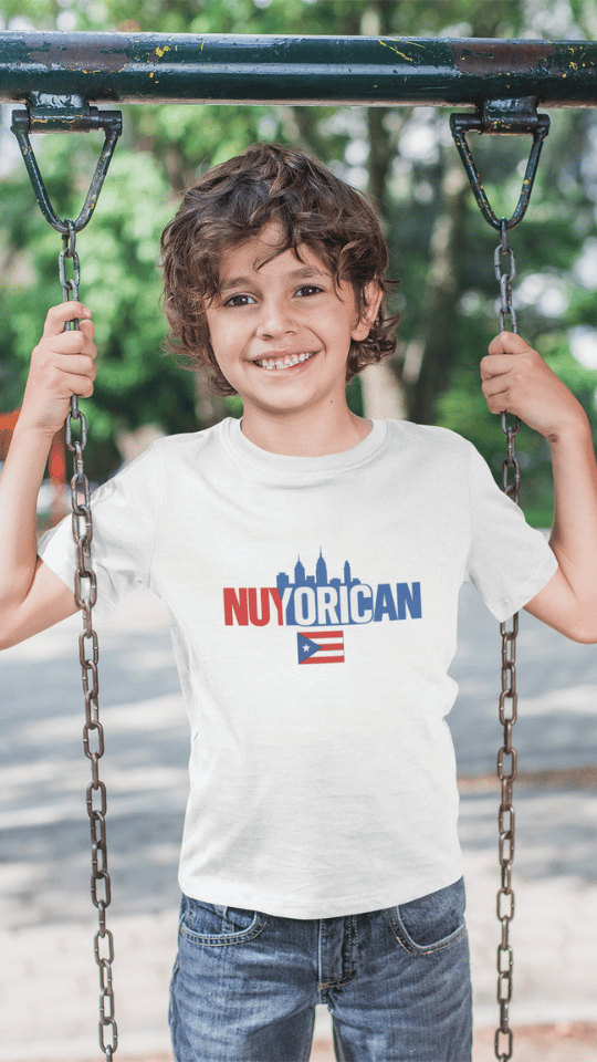 Nuyorican Youth Tee – Puerto Rican Pride Skyline T-Shirt