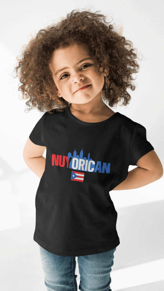 Nuyorican Youth Tee – Puerto Rican Pride Skyline T-Shirt