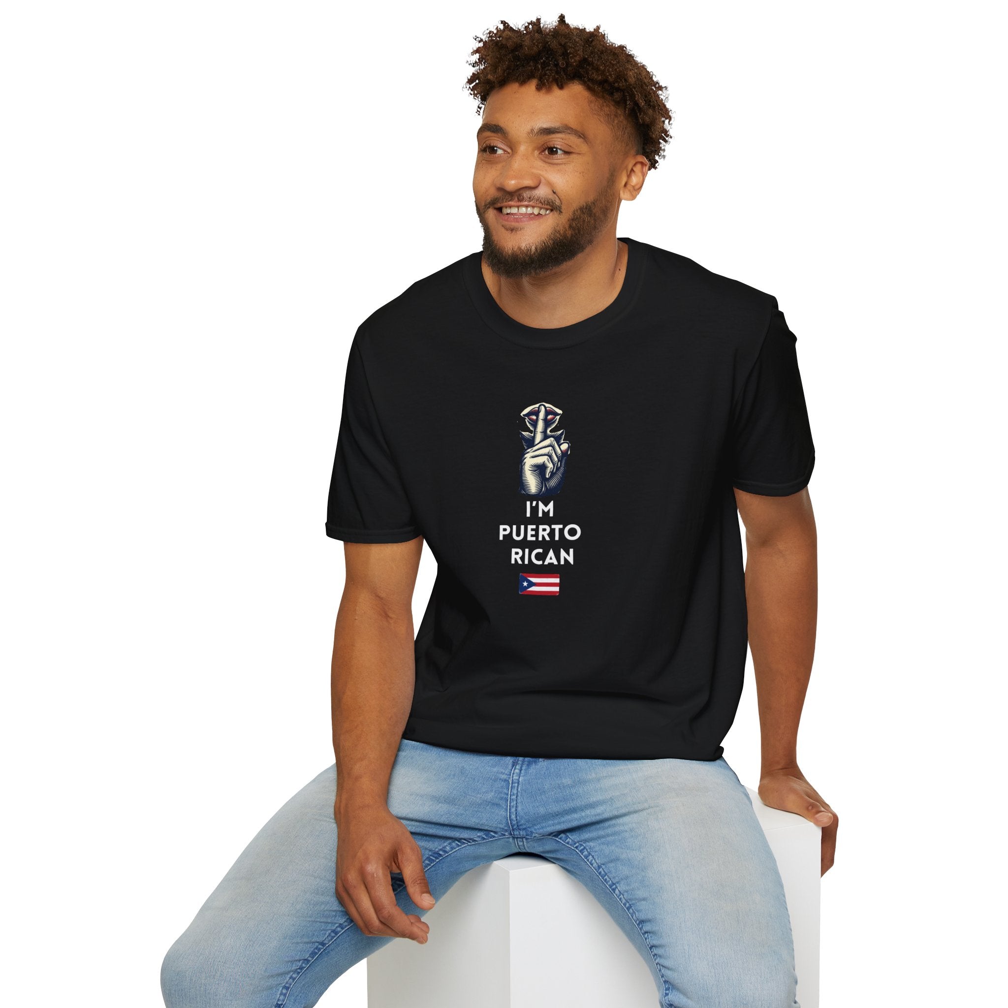 Shh I’m Puerto Rican T-Shirt — Subtle Puerto Rican Pride Tee
