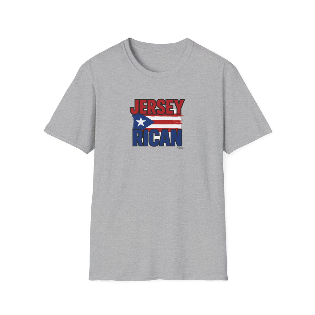 Jersey Rican T-Shirt – Puerto Rican Flag Graphic Tee for New Jersey Natives
