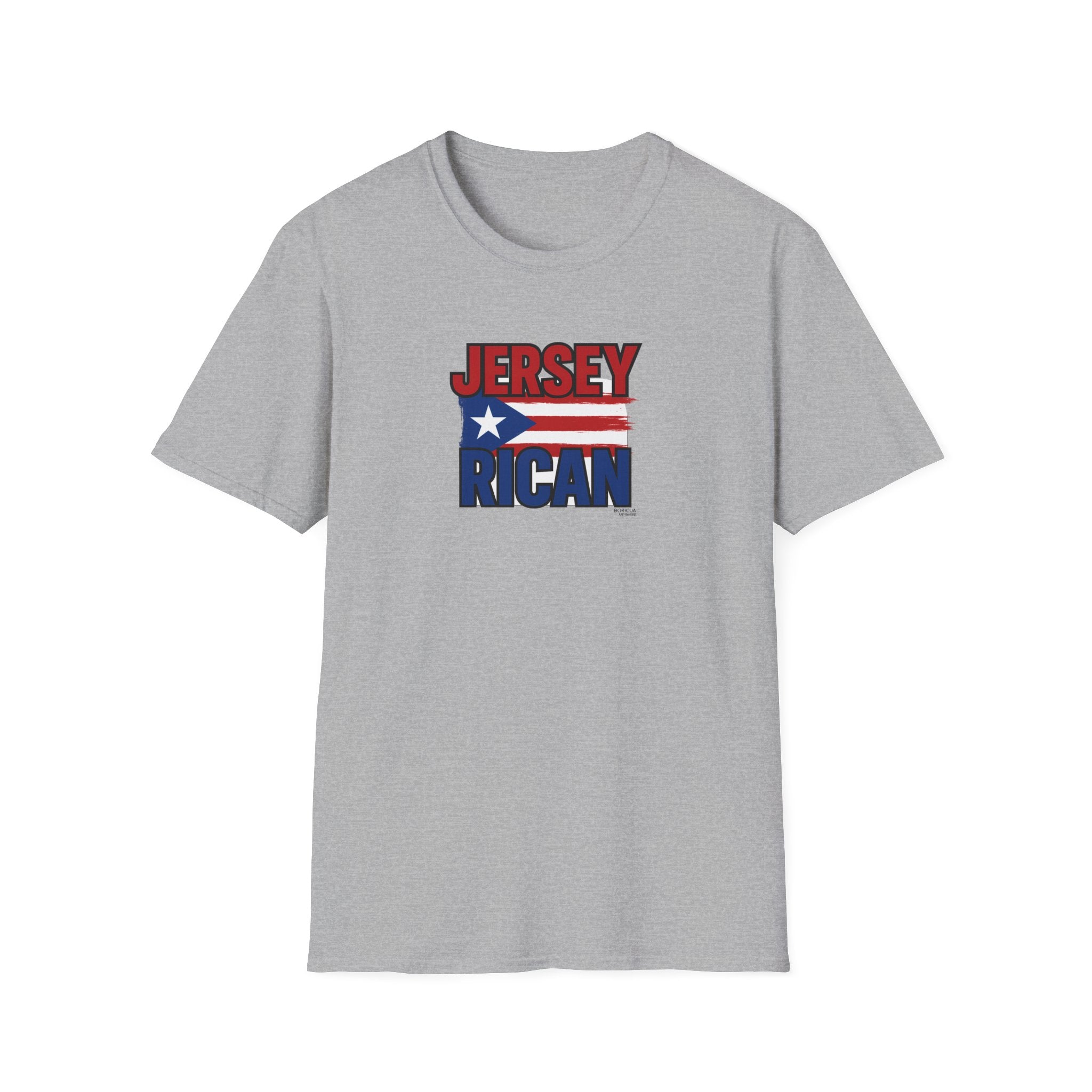 Jersey Rican T-Shirt – Puerto Rican Flag Graphic Tee for New Jersey Natives