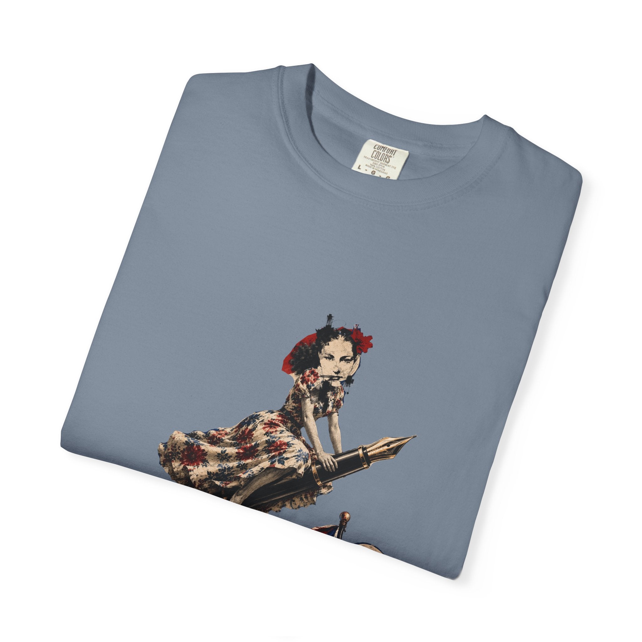 Vintage Space Cat T-Shirt — Retro Astronaut Kitty Graphic Tee