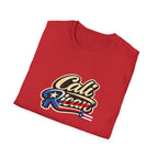 Cali Rican T-Shirt — Retro Puerto Rico Flag Script Tee