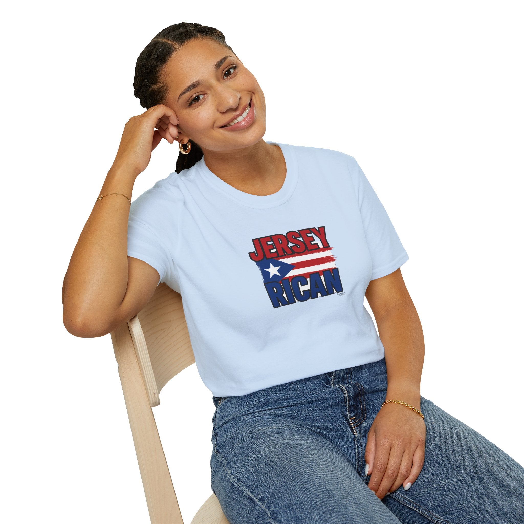 Jersey Rican T-Shirt – Puerto Rican Flag Graphic Tee for New Jersey Natives