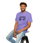 Embuste Eyes Graphic T-Shirt — Bold Script & Star-Spangled Eye Design