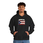 Boricua Bowl Hoodie — Puerto Rican Flag Football Logo Sweatshirt