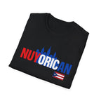 Nuyorican Skyline T-Shirt with Puerto Rico Flag – Retro NYC Pride Tee