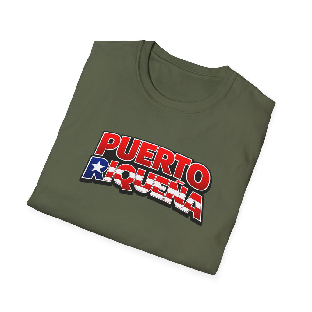 Puerto Buena Puerto Rico Flag Graphic T-Shirt