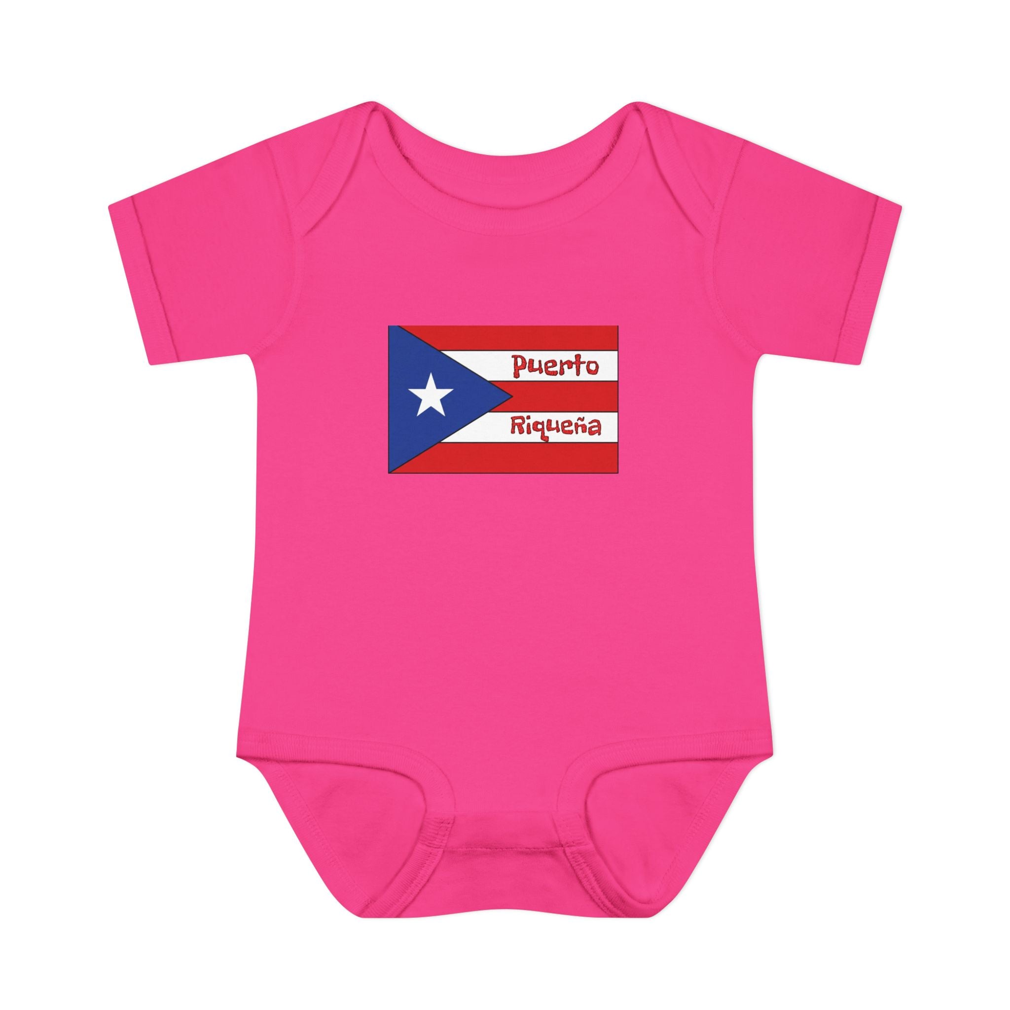 Infant Bodysuit - Puerto Rican Flag "Puerto Riqueña" Baby Onesie
